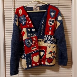 Vintage Heart Sweater